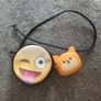 Emoji Bag & Silicone Dog Purse Bundle Image 2