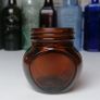 71 - Vintage 4oz Marmite Dark Brown Glass Jar Image 3