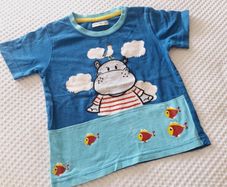 Boys Tshirt Hippo Age 2-3
