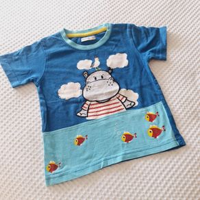 Boys Tshirt Hippo Age 2-3