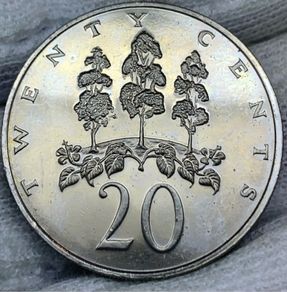 Jamaica 1973 20 Cent Gem Uncirculated Prooflike