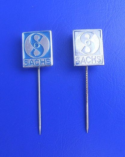 SACHS (motorcycles & mopeds) - a vintage promotional stickpin badge