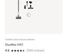 Miele hoover cordless duo flex hx1