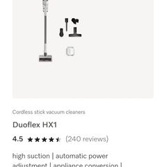 Miele hoover cordless duo flex hx1