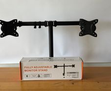 Dual Monitor stand max.load is 9kg for each monitor arm