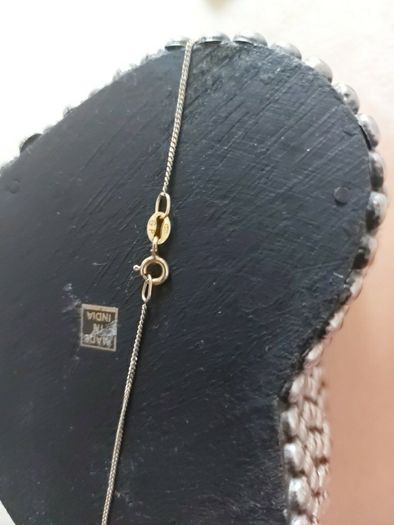 gold plated silver earring and pendant set