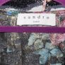 SANDRO Paris floral metallic mini dress Sz 36 (6-8UK) - Rrp 180 (New) Image 7