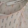 UTERQUE White Mulberry Silk Faux Wrap Dress Sz L (Fit 10-12UK) Image 10