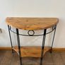 Wood & Metal Hall Table Image 4