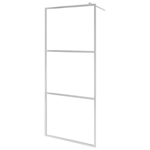 Walk-in Shower Wall with Whole Frosted ESG Glass 90x195 cm