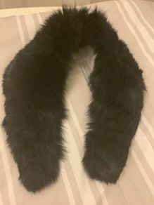 Black Fur Collar
