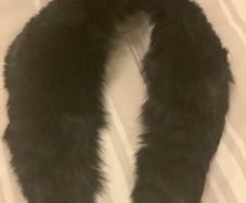 Black Fur Collar