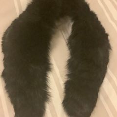 Black Fur Collar