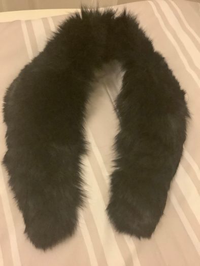 Black Fur Collar
