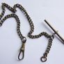 Antique Pocket Watch Chain T Bar Image 2