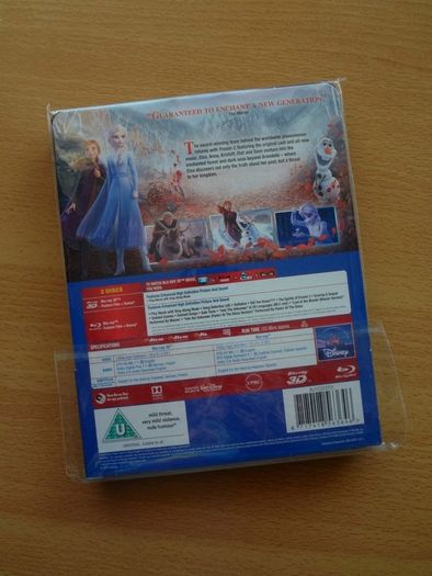 Frozen 2 EMPTY Blu Ray Steelbook