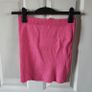 Pink Mini Skirt With Straps At Waist, BERSHKA, size M Image 8