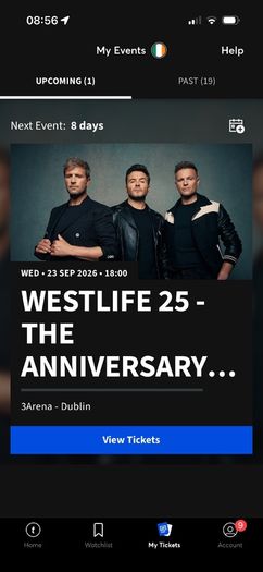 5 westlife tickets