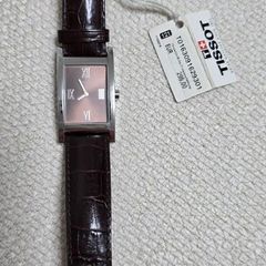 Tissot Happy Chic Women's Watch Brown Dial Leather Strap T0163091629301-NWT