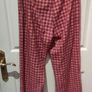 gingham check trousers Image 3