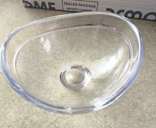 Louise Kennedy Tipperary Crystal Small Aster bowl 5 L x 3.3/4 W. x  31/4 h  inche.