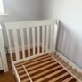 Single bed - white sleigh bed Image 4