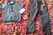 Brand new with tags boys top and chinos 2 to 3 years