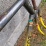Vintage Peugeot bicycle frame set. Image 3