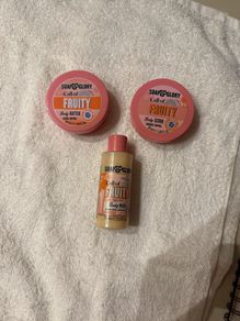 1 Soap & Glory Body Butter. 1 x Soap & Glory Body Scrub. 1 x Soap & Glory Body Wash