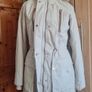 Ladies Cream Heavyweight Parka Coat ( size 6-8) Image 9