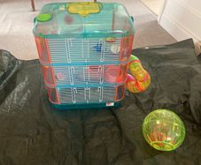 Hamster cage and ball