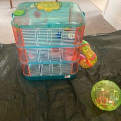 Hamster cage and ball