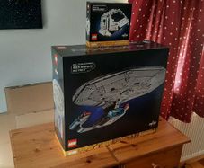 Lego USS Enterprise NCC-1701-D (10356-1) plus Lego Type-15 Shuttlepod (40768-1)