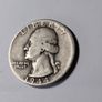 USA silver Quarter 1944 Image 3