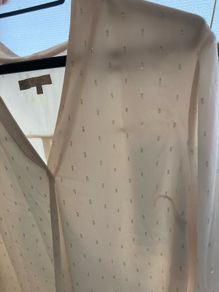 HOBBS lined ivory blouse 18 BNWT