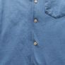 Zara Origins Blue thick Cotton Shirt - Large Image 7