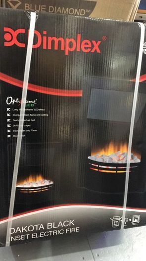 Inset Black Fire Optiflame
