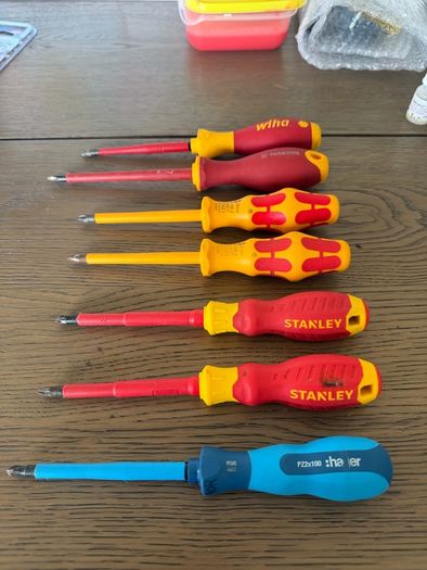 Screwdrivers PZ2 PH2 VDE