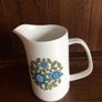 Retro Vintage Studio pottery J&G Meakin Floral Large Water jug Image 2