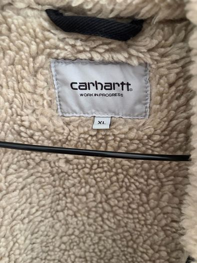 Carhartt Denim Herald Jacket with Sherpa lining