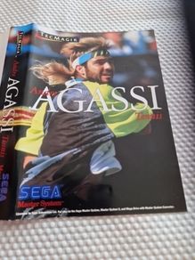Andre  Agassi Tennis Sega Master System Arcade Retro Games Original