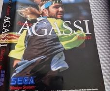 Andre  Agassi Tennis Sega Master System Arcade Retro Games Original