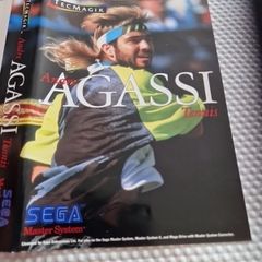 Andre  Agassi Tennis Sega Master System Arcade Retro Games Original