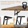 Lift Top Coffee Table - Modern Square Tables, Stable Metal Frame & Hidden Storage, Centre Table for Living Room, Small Space, Home Office Image 7