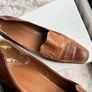 Vintage Ban Dal Two-Tone Brown Leather Heels 4.5 Image 4