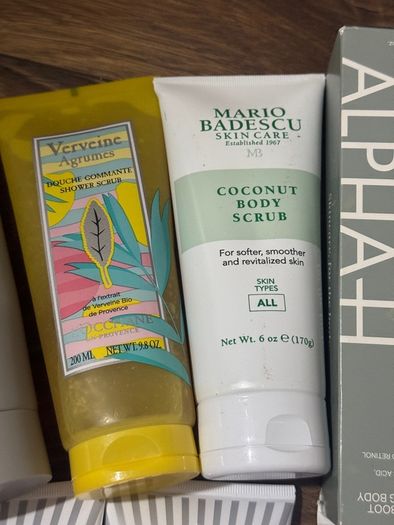Brand new luxury body was, showed me polisher, body scrub new