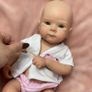 Full Body Silicone Reborn Baby Girl Doll Image 4