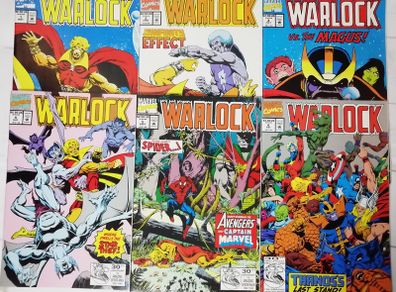 Warlock Issues 1-6 - Complete Set - Starring in the Guardians Of The Galaxy 3 (1992)