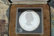 10 Dollars Silver Proof Coin Bahamas 1978