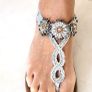 Unsigned silver embellished sandals with cushioned soles Sz 40 (Fit 6.5 - 7 UK) Image 5